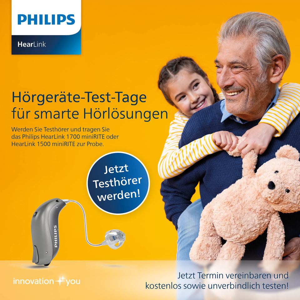 Jetzt anmelden! Kostenfreier Hörgeräte-Test in Ihrer Wunschfiliale